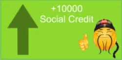 Social Credit Meme Template