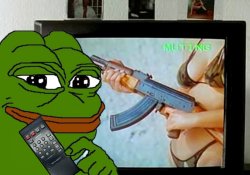 Muting Pepe Meme Template