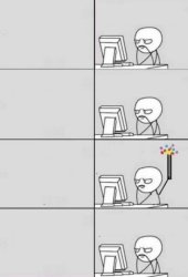 New Years Celebration Meme Template