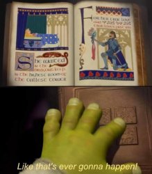 Shrek closing book meme template Meme Template