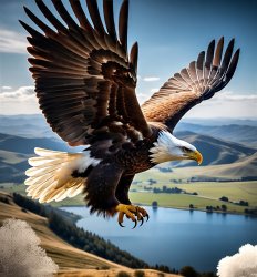 Flying Eagle Meme Template