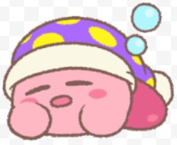 Sleepy Kirby Meme Template