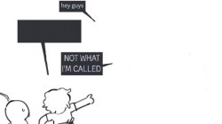 NOT WHAT IM CALLED Meme Template