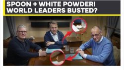 Macron, Starmer Cocaine addicts Meme Template
