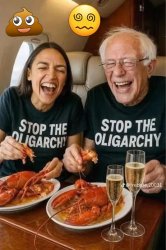 Breadline Bernie and AOC Meme Template