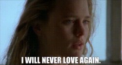 I Will Never Love Again Meme Template