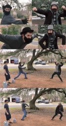 Door Monster Hobo Meme Template