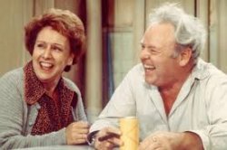 Edith and Archie laughing Meme Template