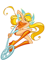 winx club Stella 1 season charmix base HD Meme Template