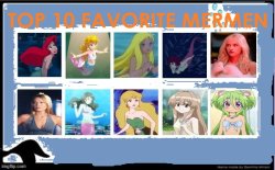 top 10 favorite mermen Meme Template