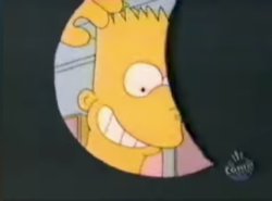 Bart smile facing the hole Meme Template