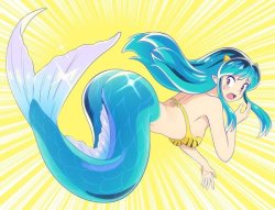 lum mermaid Meme Template
