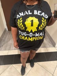 Anal beads tug o war Meme Template