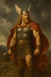 Viking era Thor Meme Template