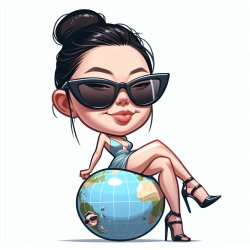 person looking relaxed wearing sunglasses sitting on top of the Meme Template