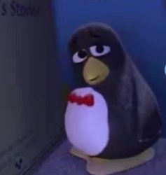 Cooked penguin Meme Template