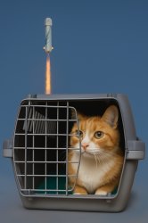 Astronaut Cat Meme Template