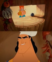 Emperor's new groove restaurant order Meme Template