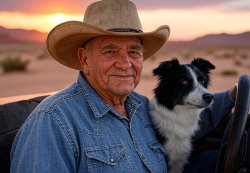 Cowboy border collie JPP Meme Template
