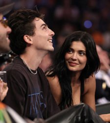 Kylie Jenner Looking at Timothy Chamalet Meme Template
