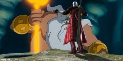 dante sees triton Meme Template