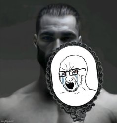 Chad cry about it Meme Template