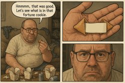 FORTUNE COOKIE FATSO Meme Template