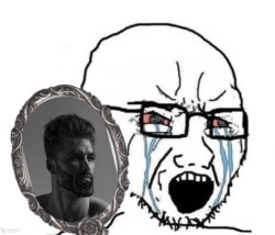 Virgin mirror Meme Template