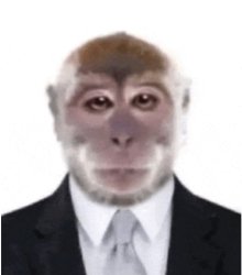Monkey in suit Meme Template