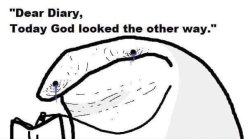 God looked the other way. Meme Template
