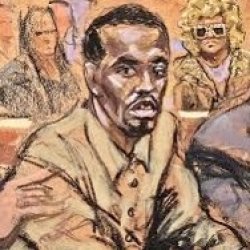 Diddy Courtroom Sketch Meme Template