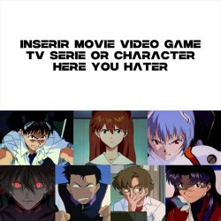 neon characters hates who Meme Template
