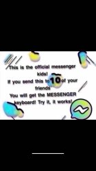 fake messenger kids Meme Template