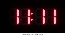 Repeating Clock Numbers Meme Template