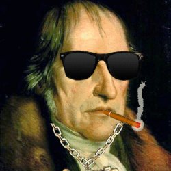 Gangsta Hegel Meme Template
