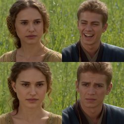 For the better but Anakin Meme Template