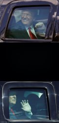 trump gets cold shoulder Meme Template