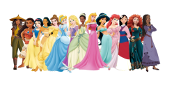 A Whole Group of Disney Princesses Meme Template