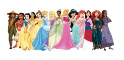 A Whole Group of Disney Princesses Meme Template