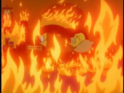 Homer sleeping in fire Meme Template