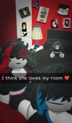 I think she loves my room Meme Template