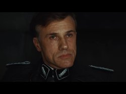 Hans Landa stare Meme Template