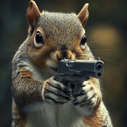 Gun Squirrel Meme Template