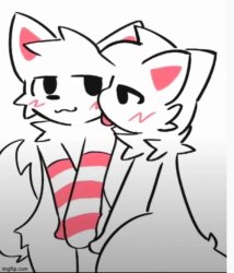 Boykisser kiss Meme Template