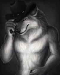Alpha Wolf Fedora Meme Template