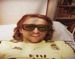 Luka Modric chillin' Meme Template