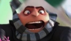 Scared gru Meme Template