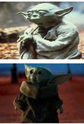 Yoda Old Baby Meme Template