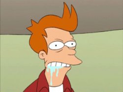 Fry drooling Meme Template