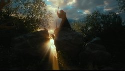 Gandalf splits the rock Meme Template